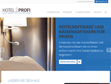 Tablet Screenshot of hotel-profi.de